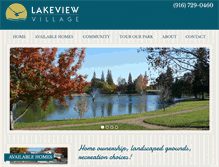 Tablet Screenshot of lakeviewvillagemhp.com